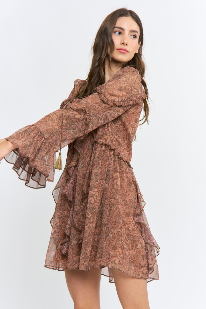 Camellia Paisley Dress