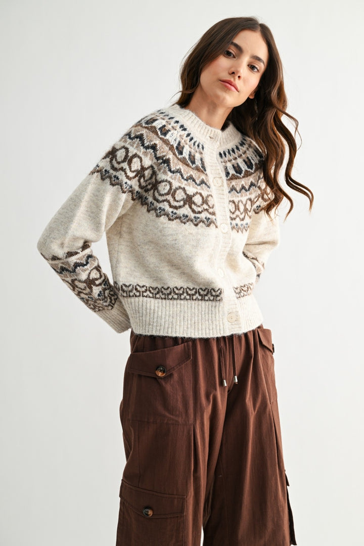 Fall Fair Isle- Oatmeal
