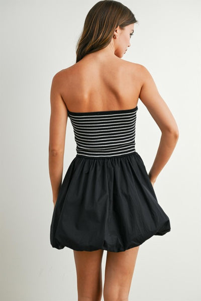 Bubble Hem Mini Skirt
