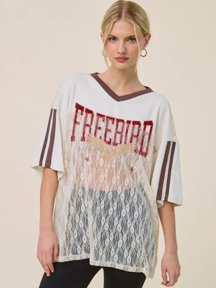 1977 Free Bird Lace T-Shirt