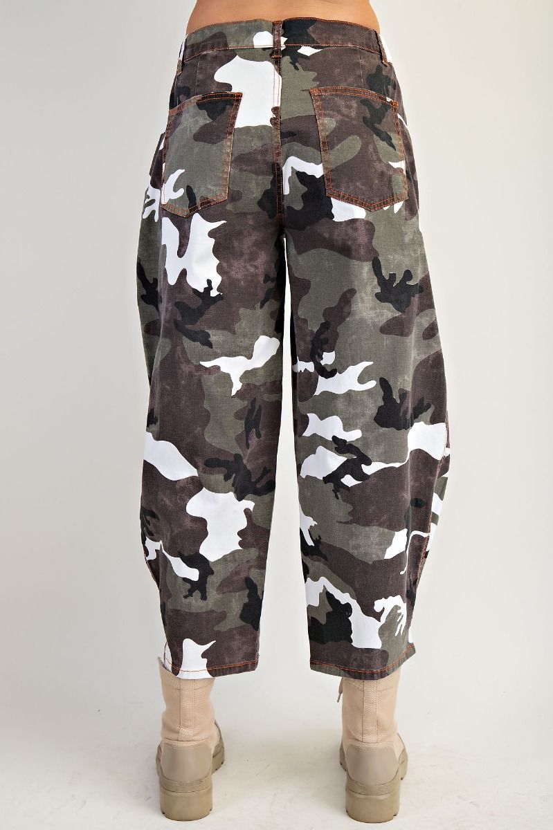 Camo Rocker Barrel Pants