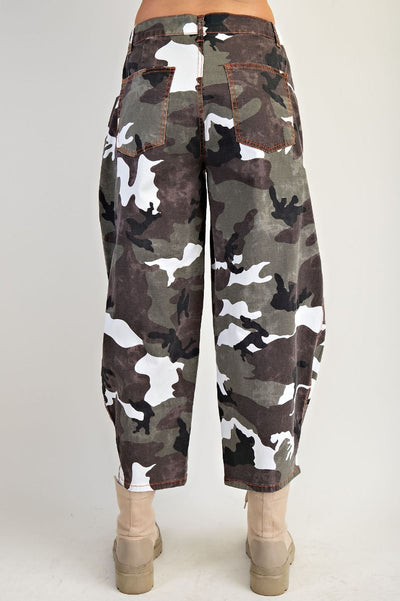 Camo Rocker Barrel Pants