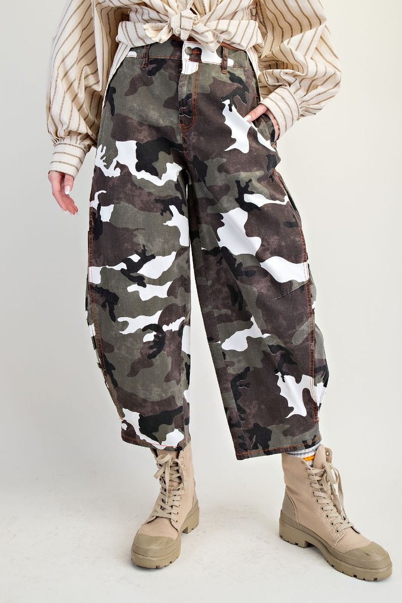 Camo Rocker Barrel Pants