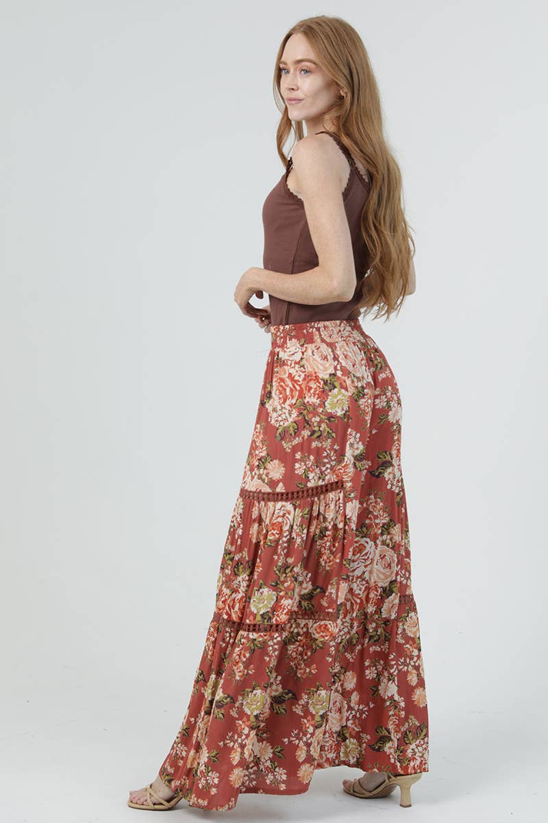 Radiant Earth Lace Insert Pants