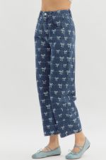 Ridged Bow Dark Wash Jeans