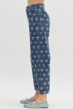 Ridged Bow Dark Wash Jeans