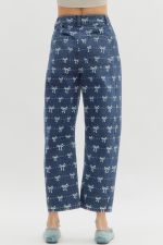 Ridged Bow Dark Wash Jeans