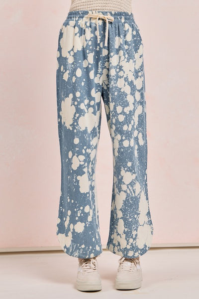 Acid Loop Denim Stretch Pants