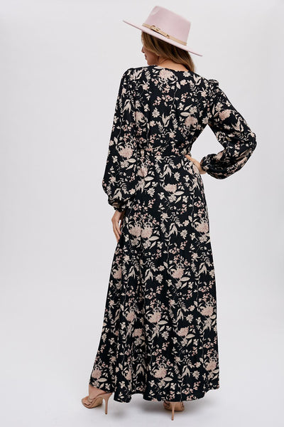 Black Forest Floral Maxi Dress
