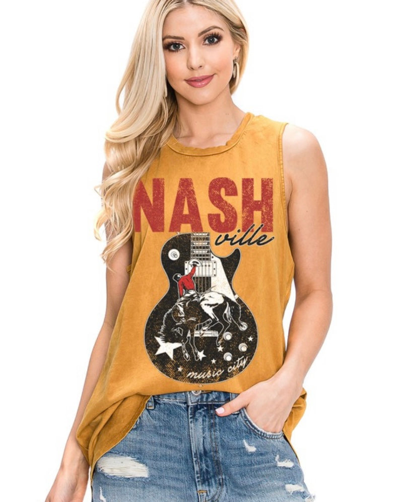 Nashville Cowboy Graphic Tank