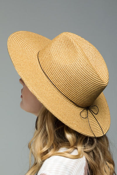 Duo-Tone Bead Band Panama Hat (2 colors)