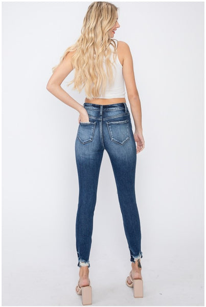 Ashley High Rise Distressed Skinny Jeans