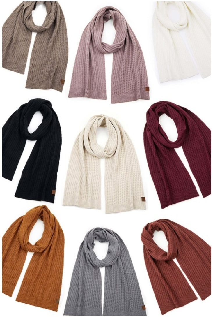 C.C Honey Comb Scarf (3 Colors)
