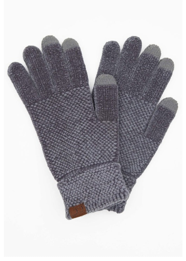 C.C Eco Friendly Chenille Gloves (3 colors)