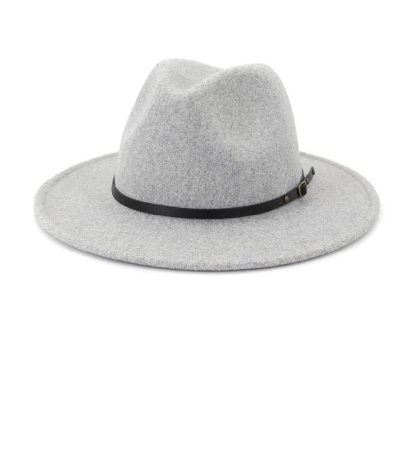 Thin Belt Felt Fedora + colors