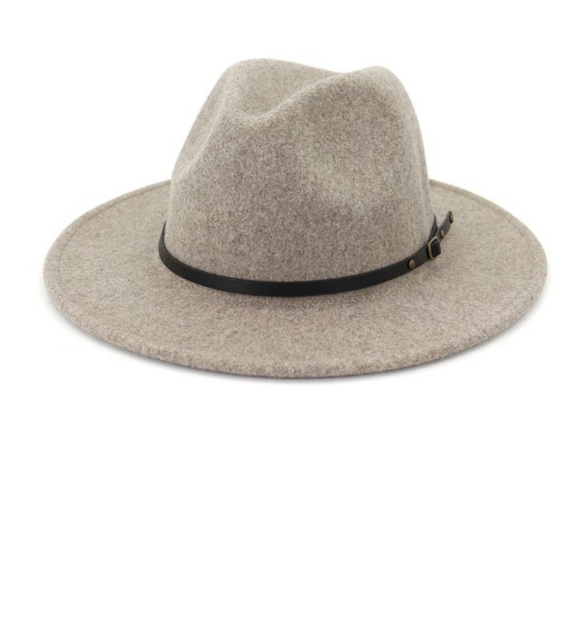 Thin Belt Felt Fedora + colors