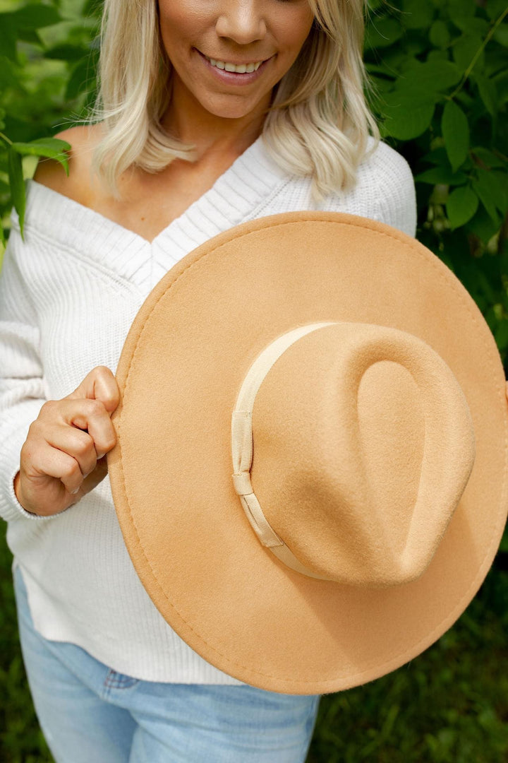 Wide Brim Felt Hat (2 colors)