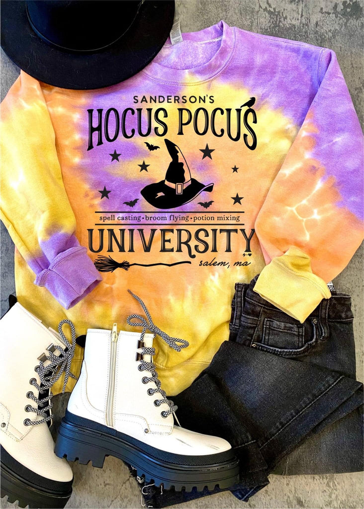 Hocus Pocus Tie Dye Sweatshirt