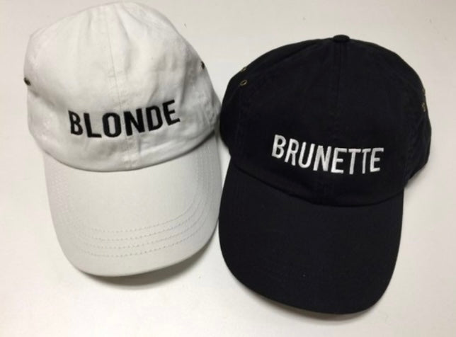 Brunette or Blonde Embroidered Ballcap