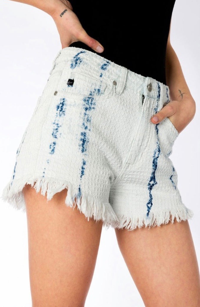 High Rise Voltage Kan Can Shorts