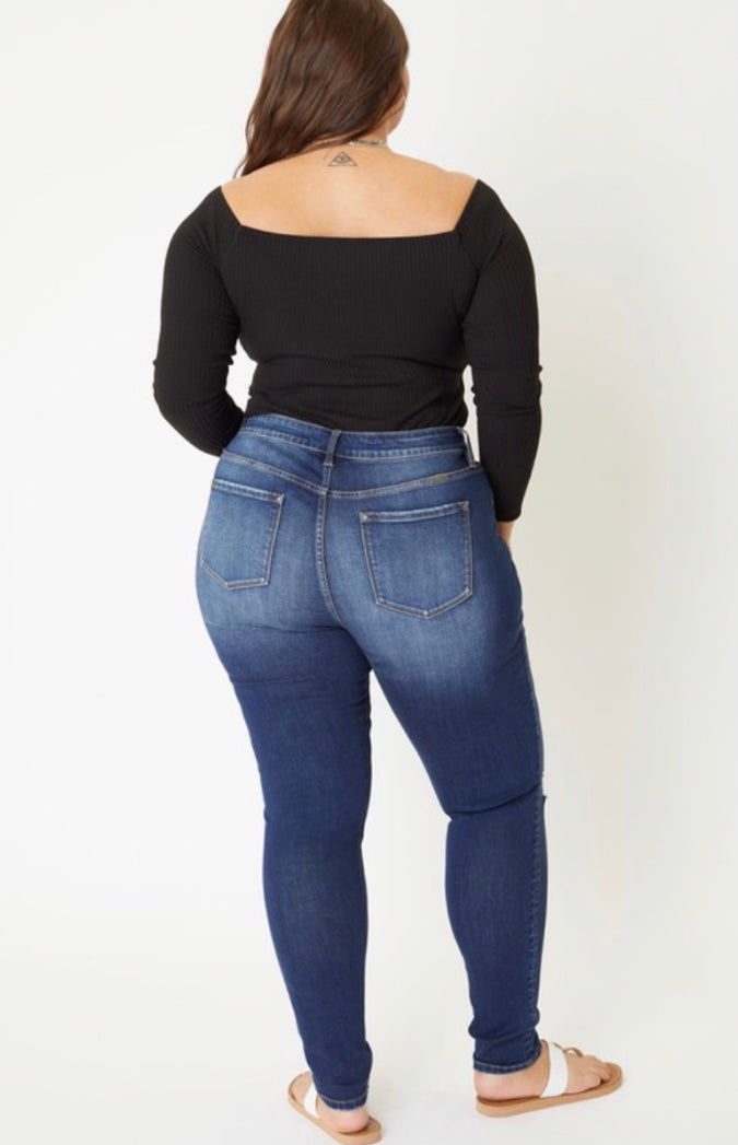 Libra High Rise Skinny by Kan Can (curvy)