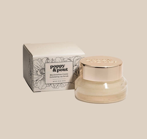 Poppy + Pout Lip Scrub Marshmallow Cream