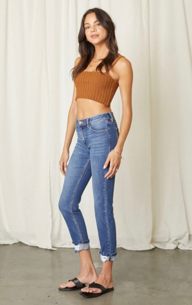 Glory Mid rise Skinny By Kan Can
