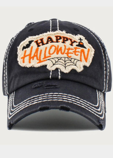 Happy Halloween Vintage Cap (3 colors)
