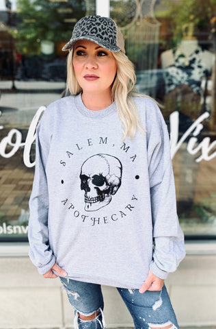 Salem Apothecary Grey Sweatshirt
