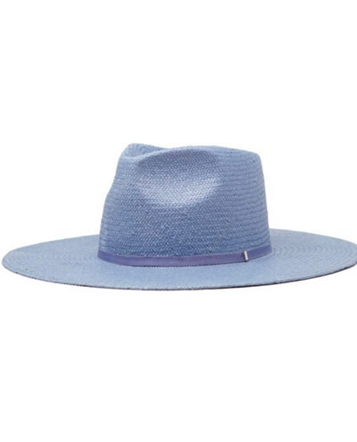 Simone Powder Blue Straw Hat